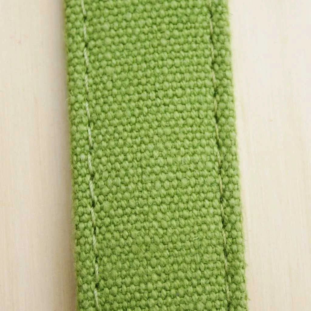 Hemp Dog leash 6' City Clicker with control loop & clasp Basic Green