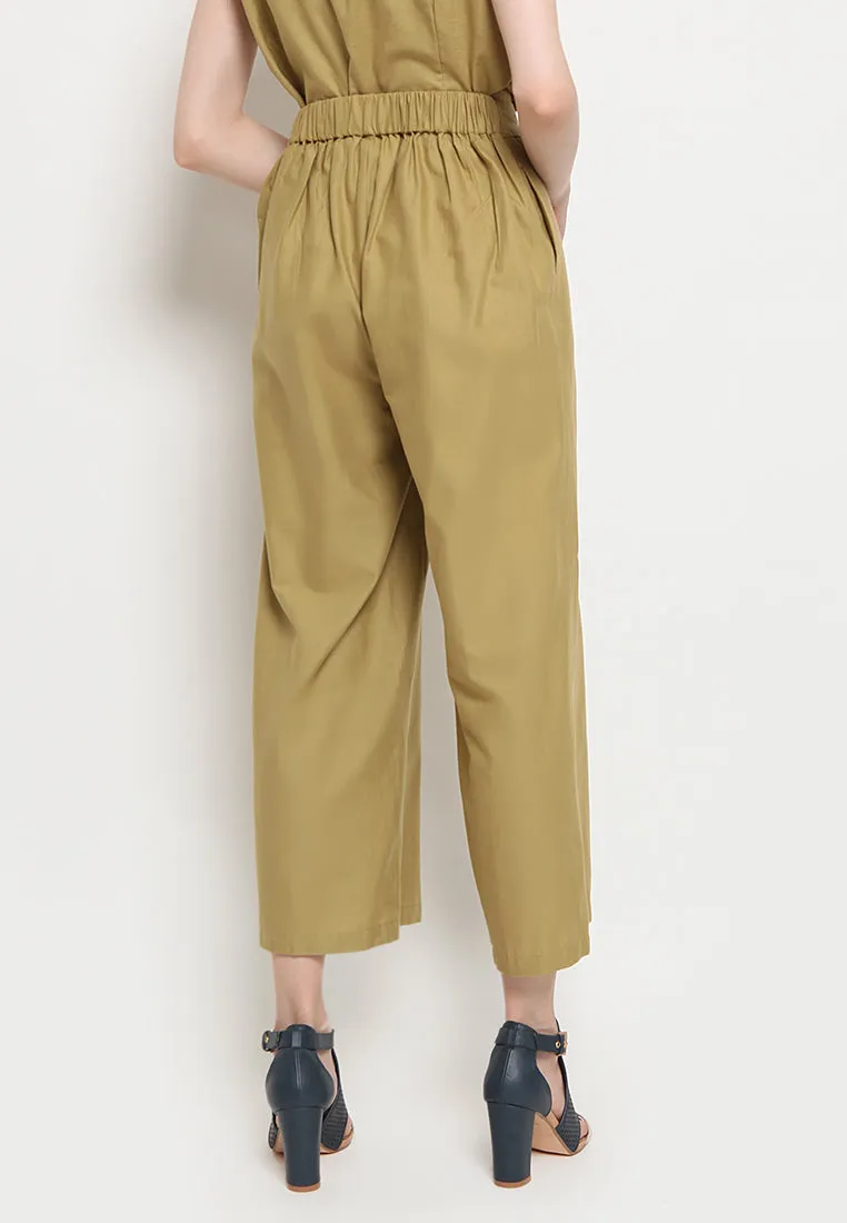 High Waist Ankle Length Pants