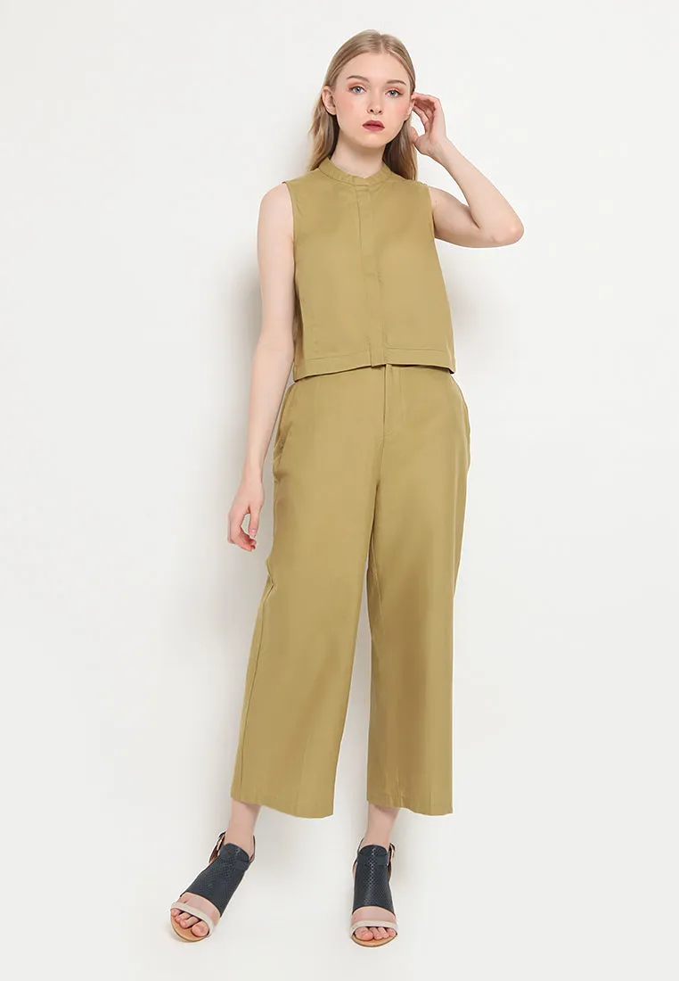 High Waist Ankle Length Pants