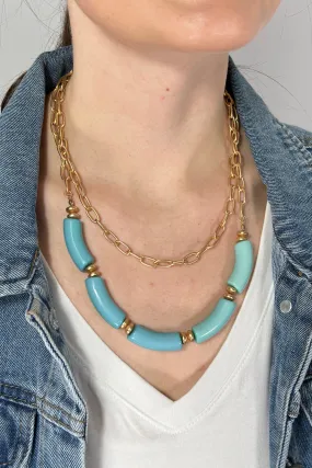 Holly Necklace - Teal