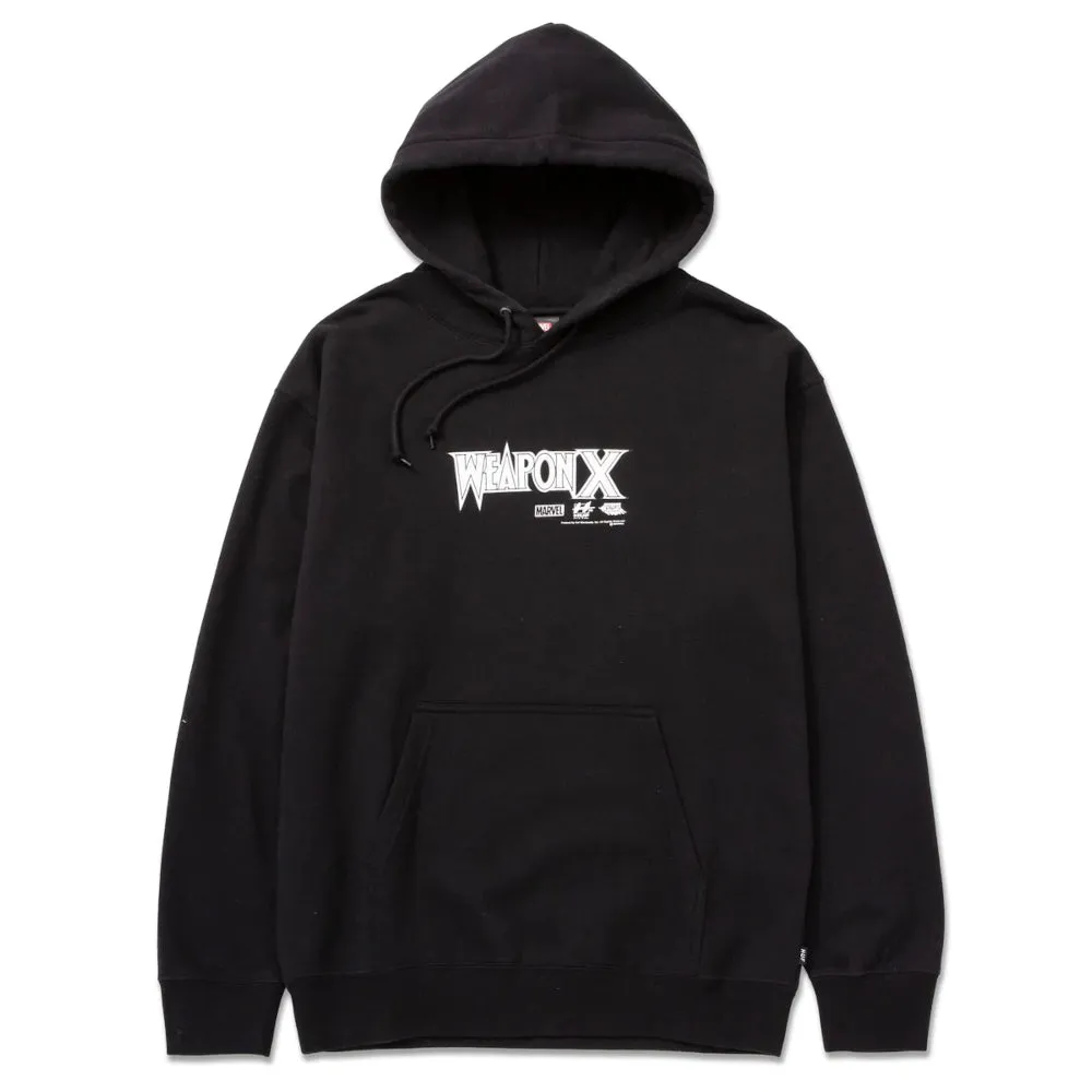 HUF X Marvel Weapon X Hoodie Black