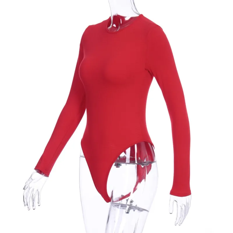 Hug Me Long Sleeve O-neck Bodysuit