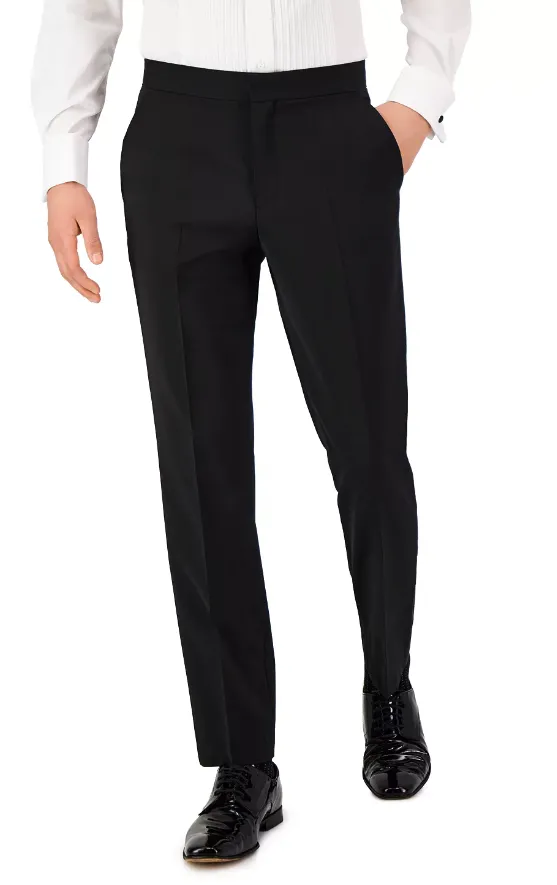 Hugo Boss Mens Modern fit Dress Pants 40 / 33 Black