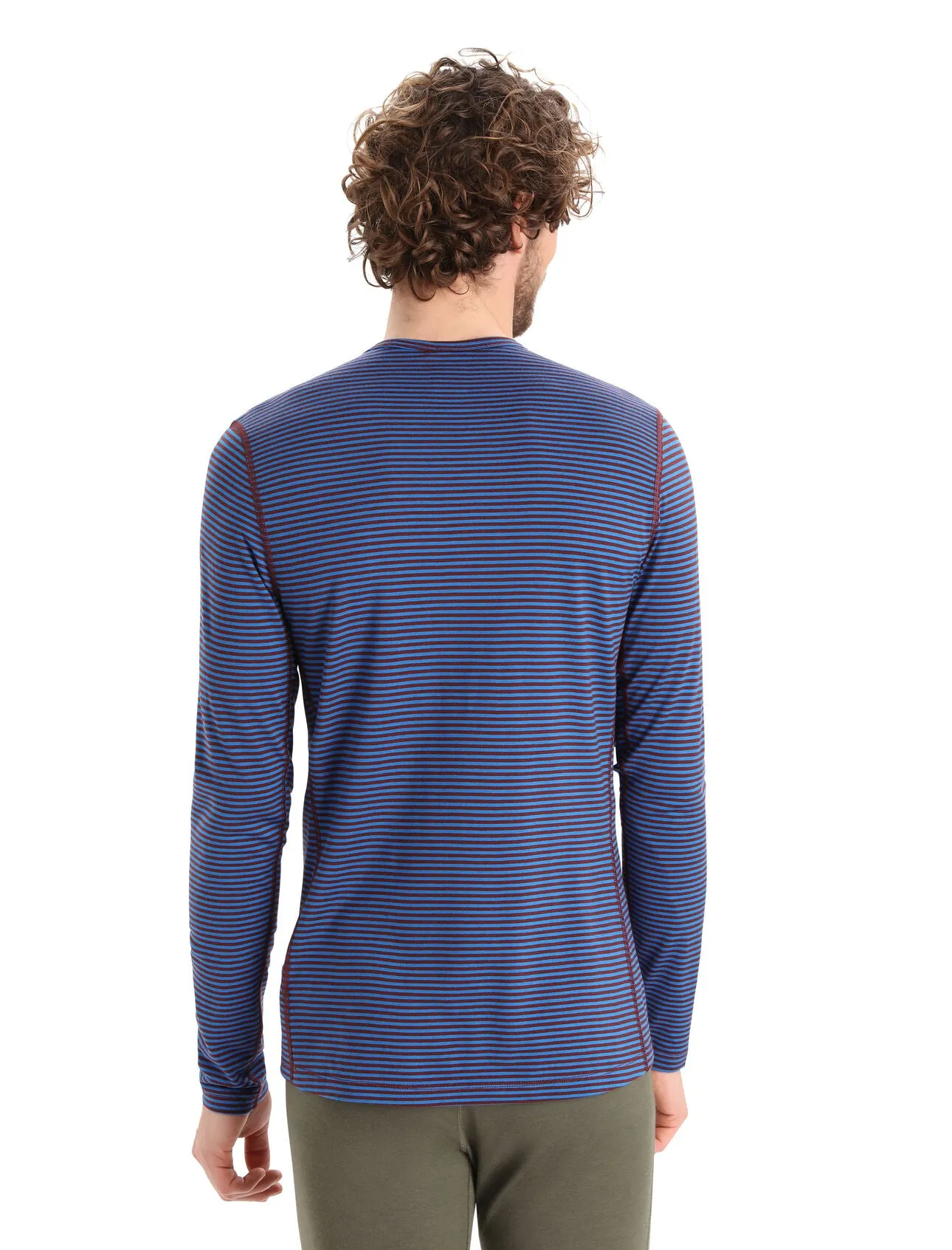 Icebreaker Men's Merino 200 Oasis Long Sleeve Crewe Thermal Top