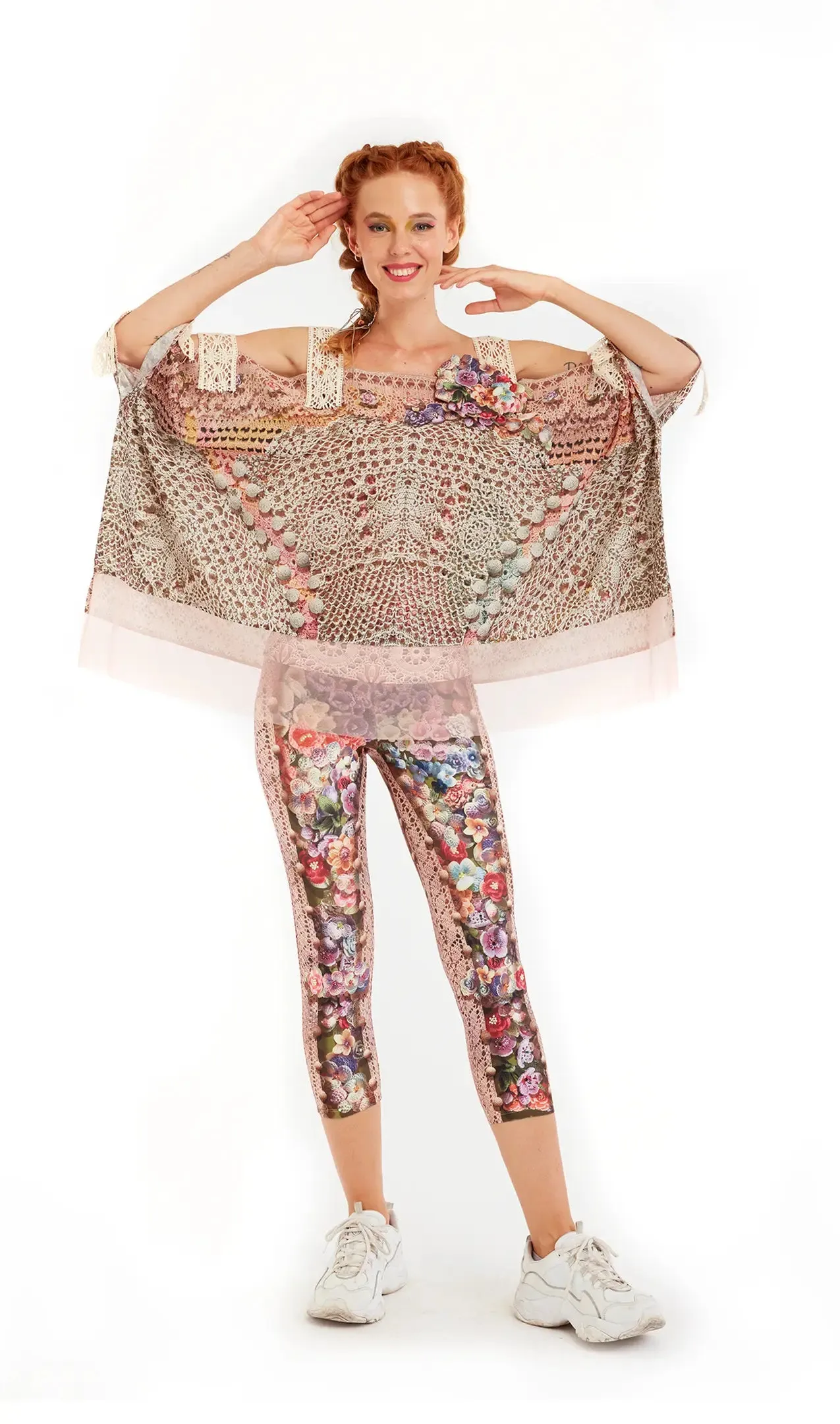 IPNG FBSB-038 Shawl Blouse - Feelin Bloomy