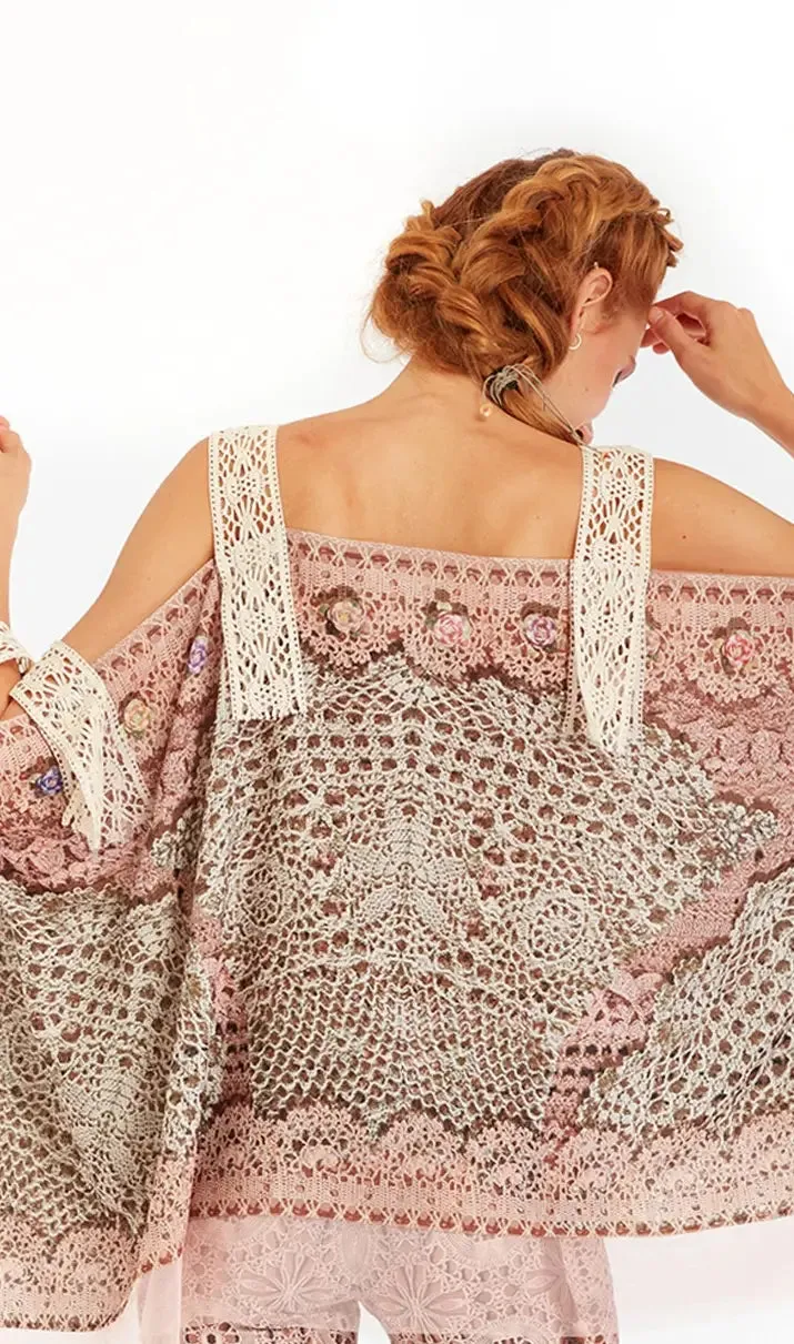 IPNG FBSB-038 Shawl Blouse - Feelin Bloomy