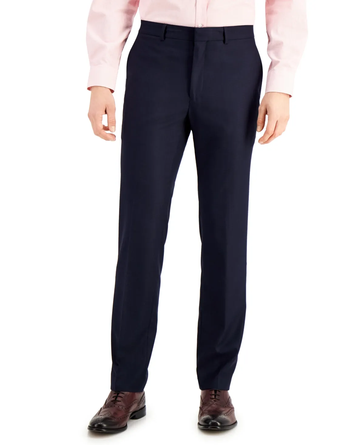 Kenneth Cole Reaction Men's Techni-Cole Suit Dress Slim-Fit Pants Navy 32 x 32