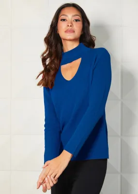Keyhole Ribbed Top Slate