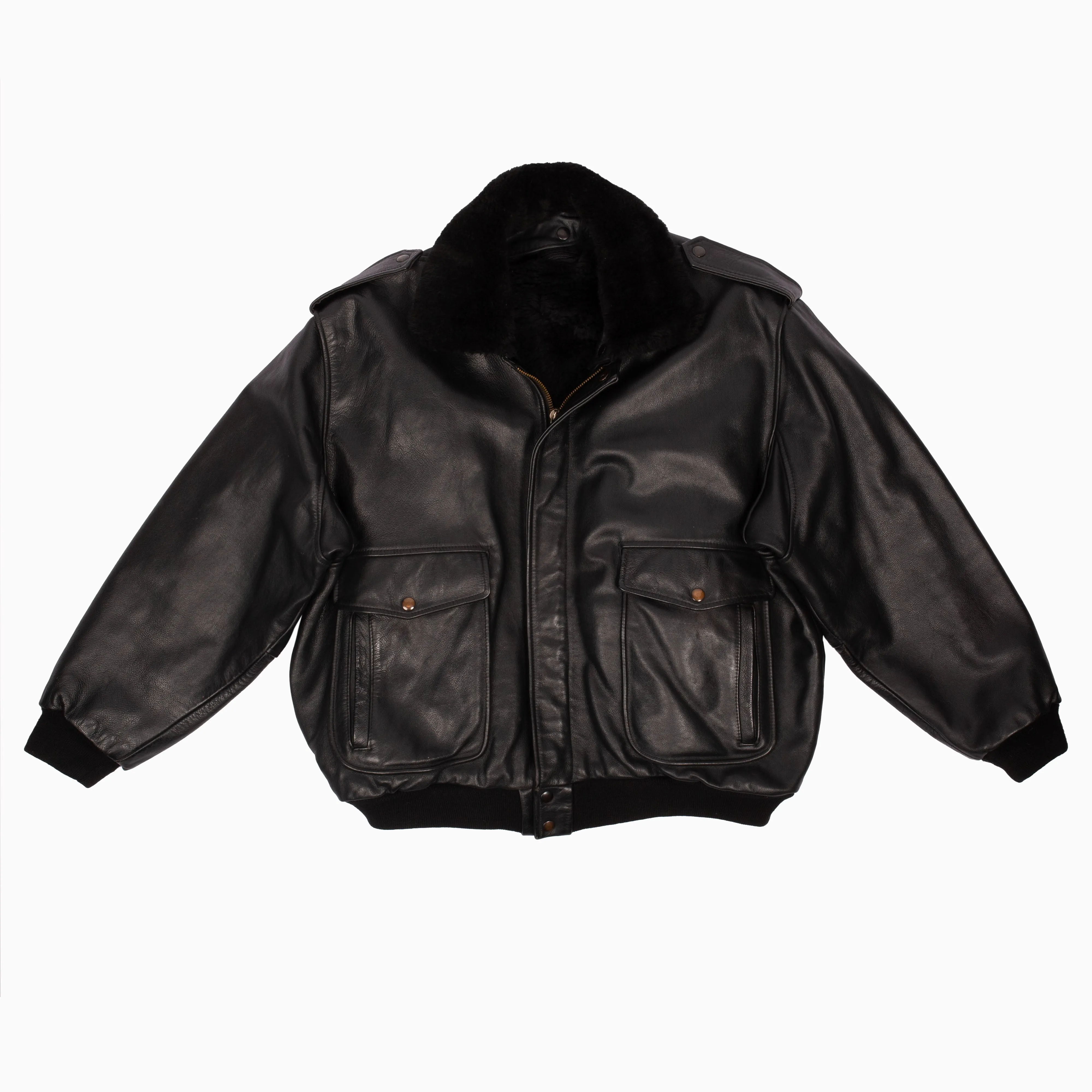Leather Aviator Jacket