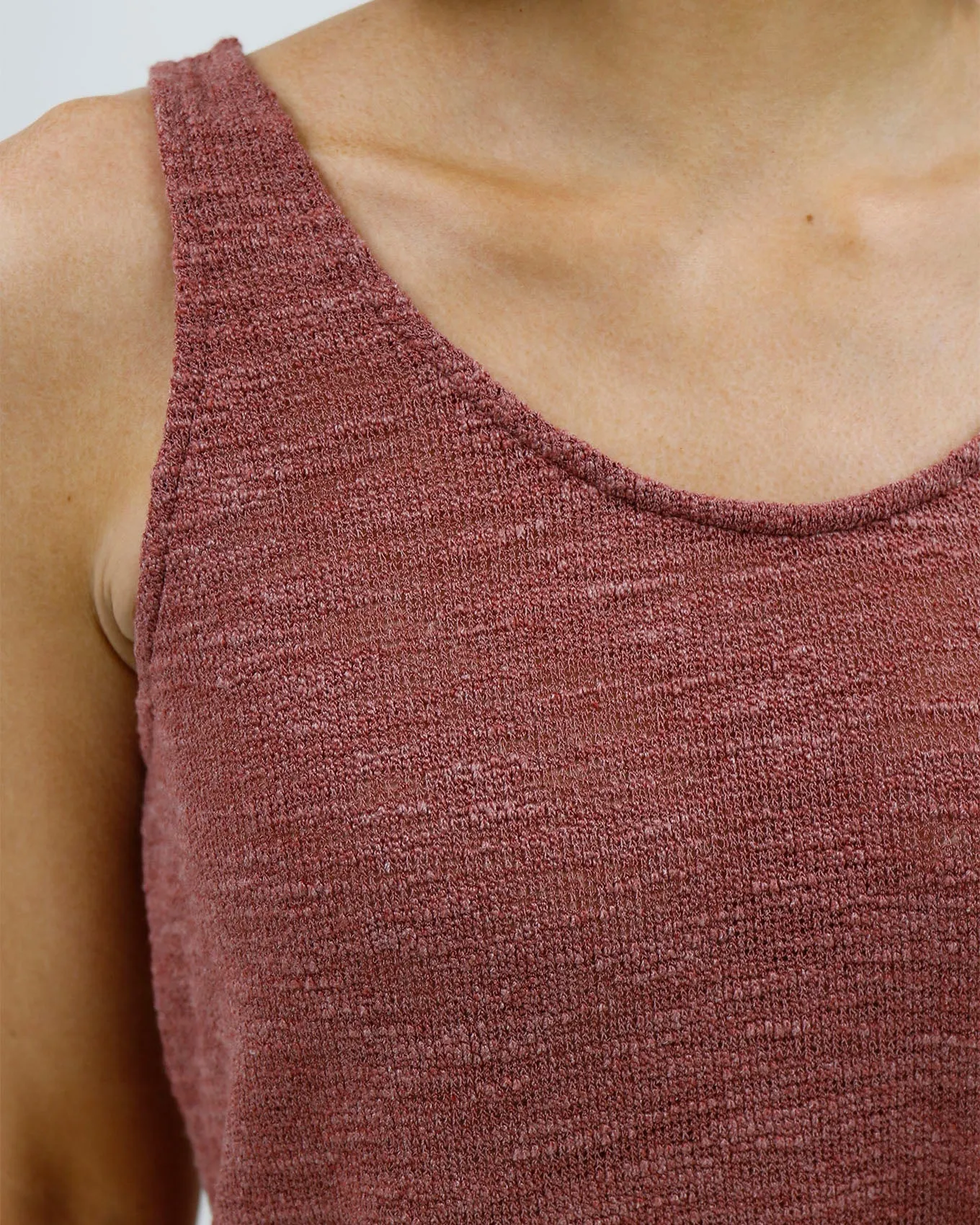 Lightweight Copper Sweater Tank