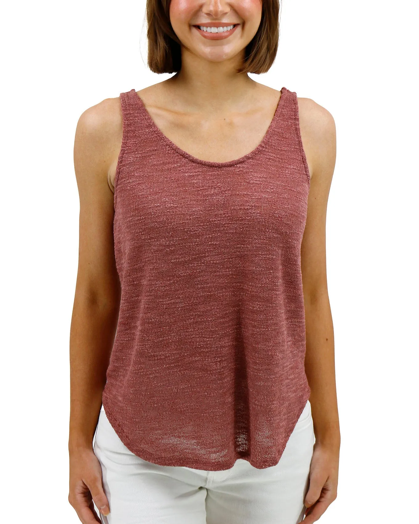 Lightweight Copper Sweater Tank