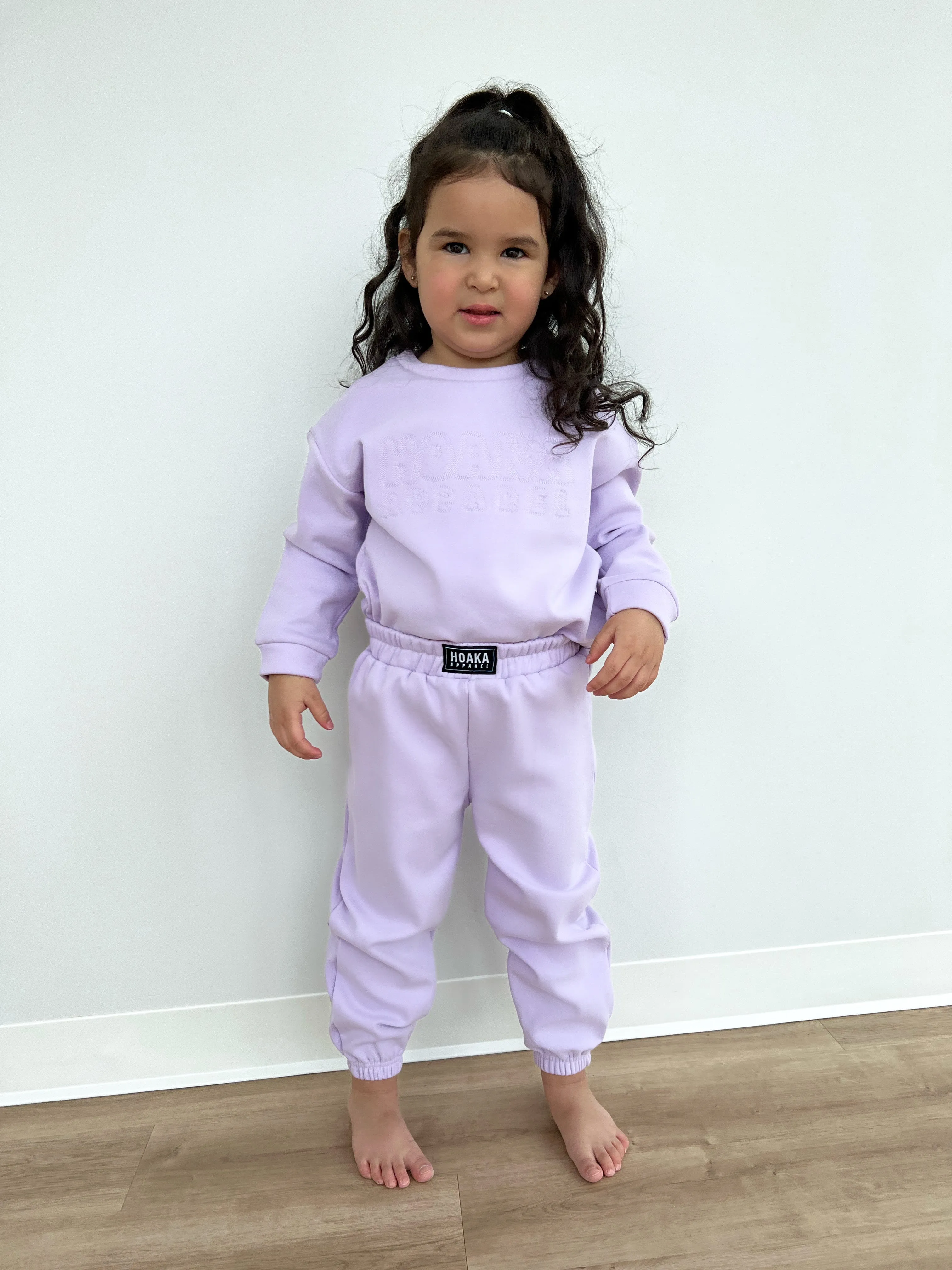 Lilac Comfy Joggers For Baby & Kids
