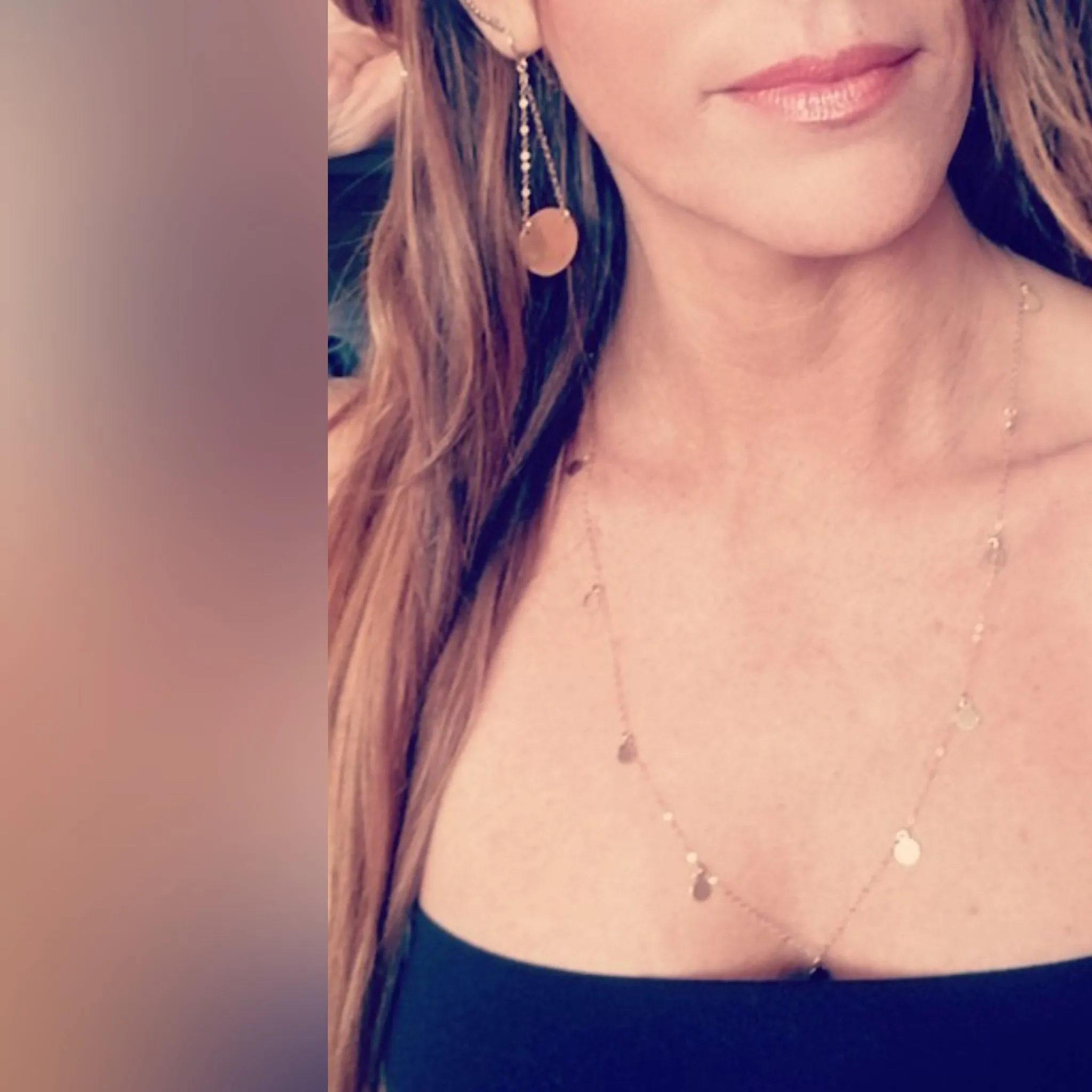 Long Coin Necklace