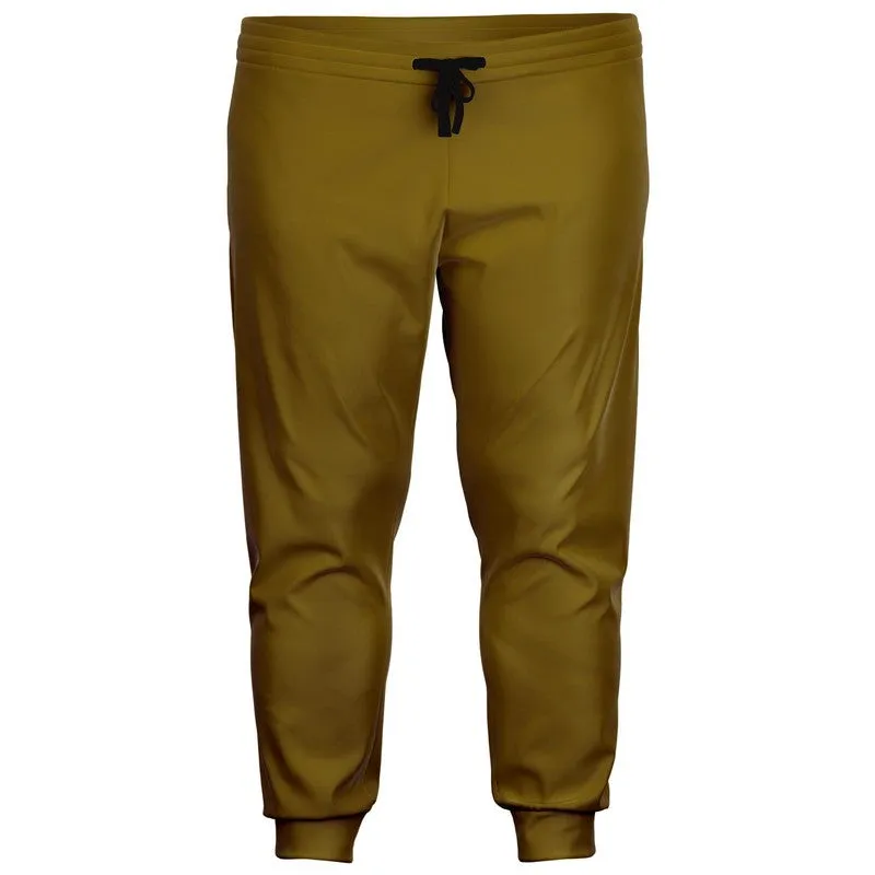 Medium Dark Orange Yellow Joggers | Unisex | with PLUS sizes | Medium Dark Pure Orange Yellow | C0M25Y100K60