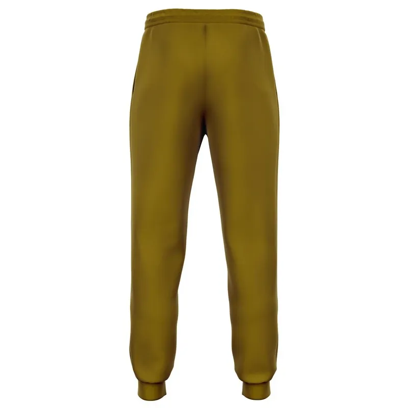 Medium Dark Orange Yellow Joggers | Unisex | with PLUS sizes | Medium Dark Pure Orange Yellow | C0M25Y100K60