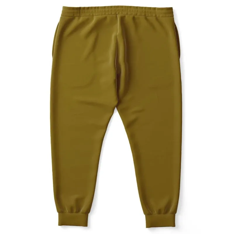 Medium Dark Orange Yellow Joggers | Unisex | with PLUS sizes | Medium Dark Pure Orange Yellow | C0M25Y100K60