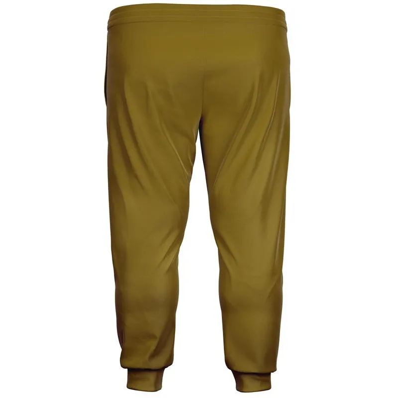 Medium Dark Orange Yellow Joggers | Unisex | with PLUS sizes | Medium Dark Pure Orange Yellow | C0M25Y100K60