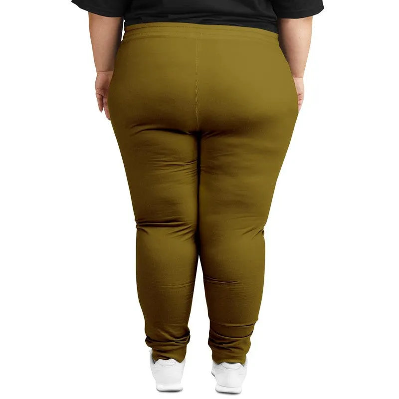 Medium Dark Orange Yellow Joggers | Unisex | with PLUS sizes | Medium Dark Pure Orange Yellow | C0M25Y100K60