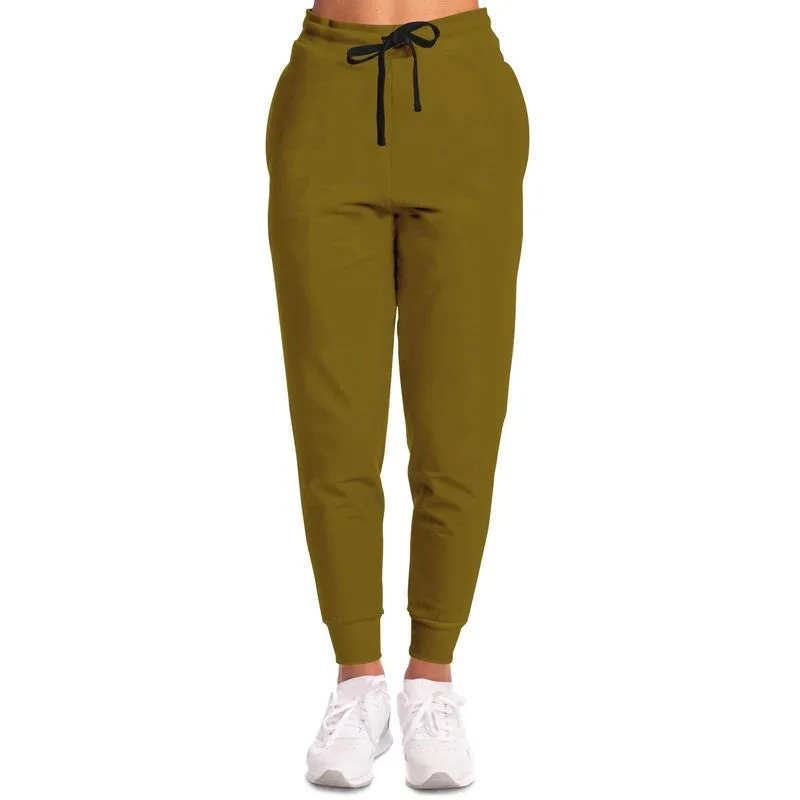 Medium Dark Orange Yellow Joggers | Unisex | with PLUS sizes | Medium Dark Pure Orange Yellow | C0M25Y100K60