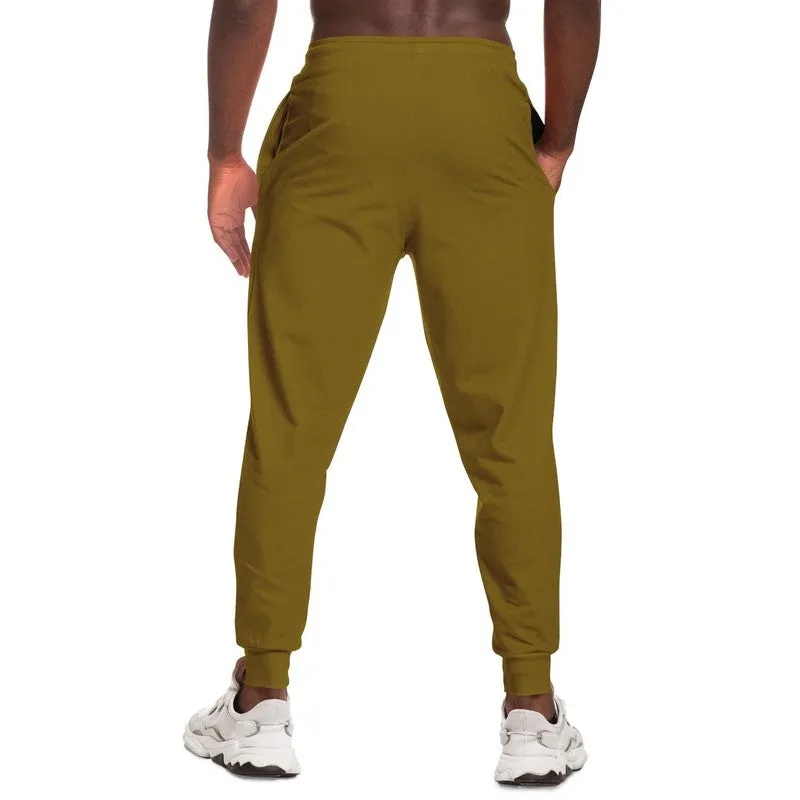 Medium Dark Orange Yellow Joggers | Unisex | with PLUS sizes | Medium Dark Pure Orange Yellow | C0M25Y100K60