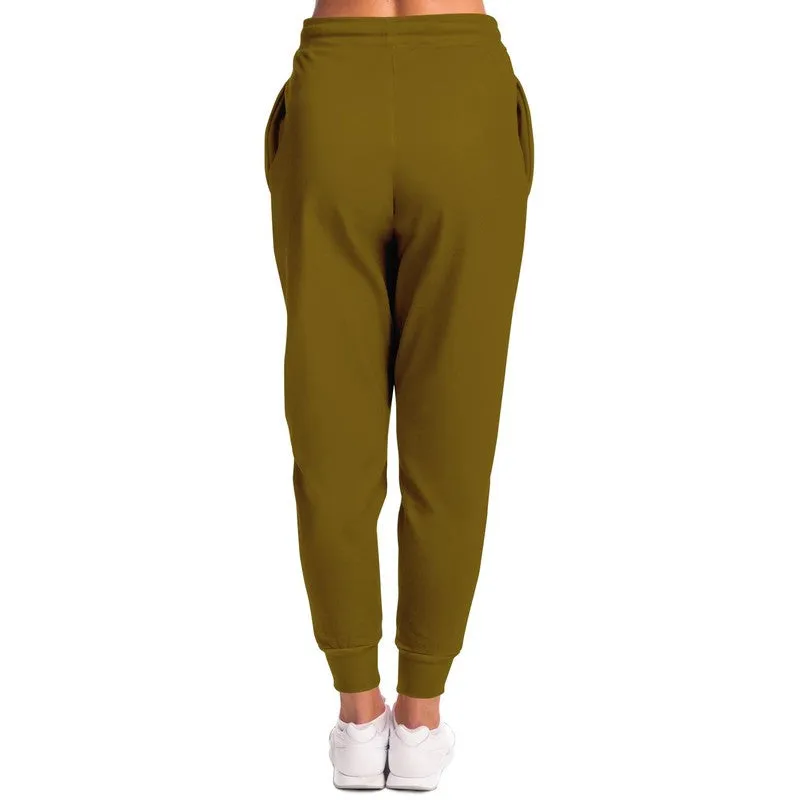 Medium Dark Orange Yellow Joggers | Unisex | with PLUS sizes | Medium Dark Pure Orange Yellow | C0M25Y100K60