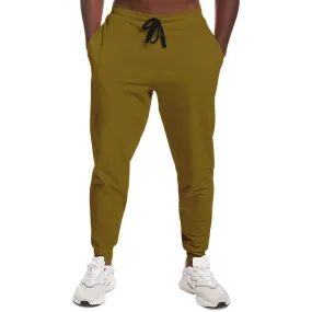 Medium Dark Orange Yellow Joggers | Unisex | with PLUS sizes | Medium Dark Pure Orange Yellow | C0M25Y100K60