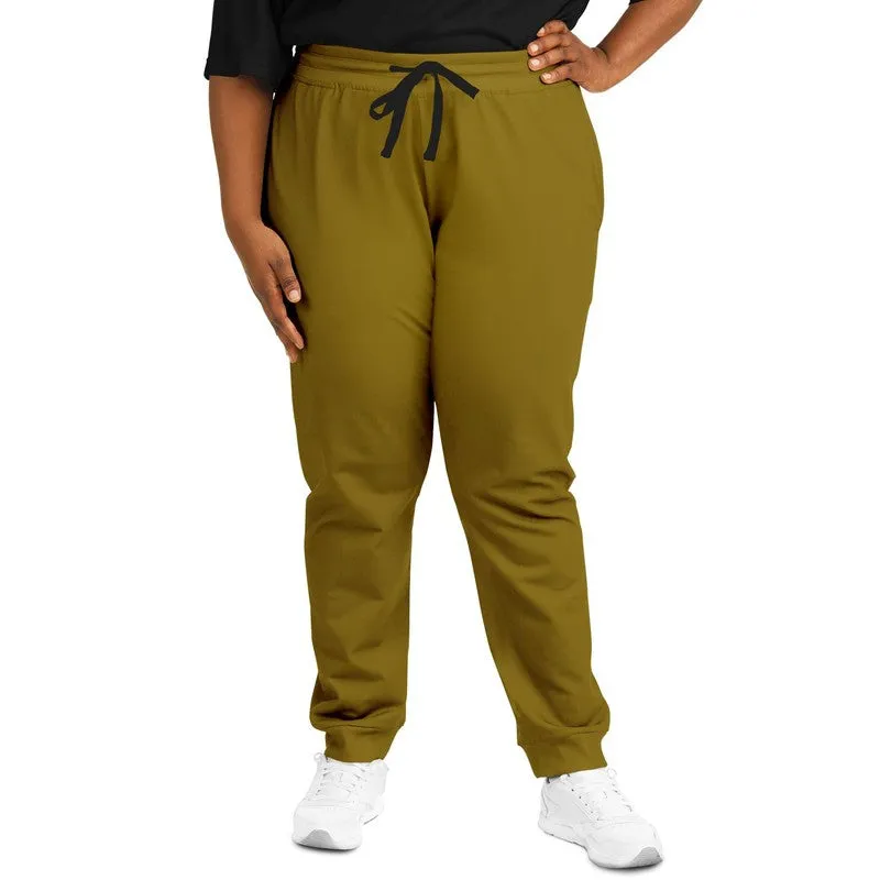 Medium Dark Orange Yellow Joggers | Unisex | with PLUS sizes | Medium Dark Pure Orange Yellow | C0M25Y100K60