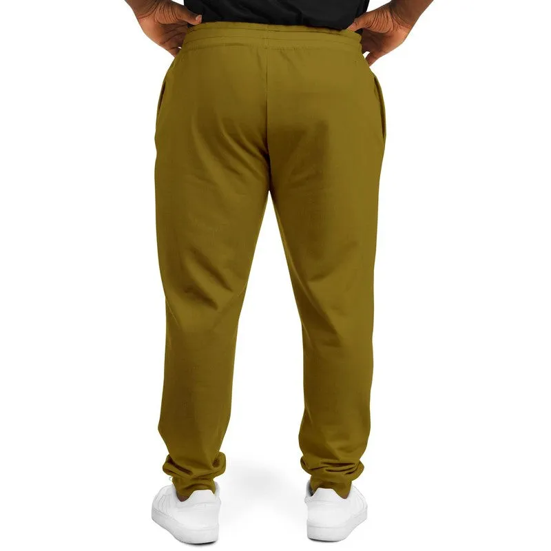Medium Dark Orange Yellow Joggers | Unisex | with PLUS sizes | Medium Dark Pure Orange Yellow | C0M25Y100K60