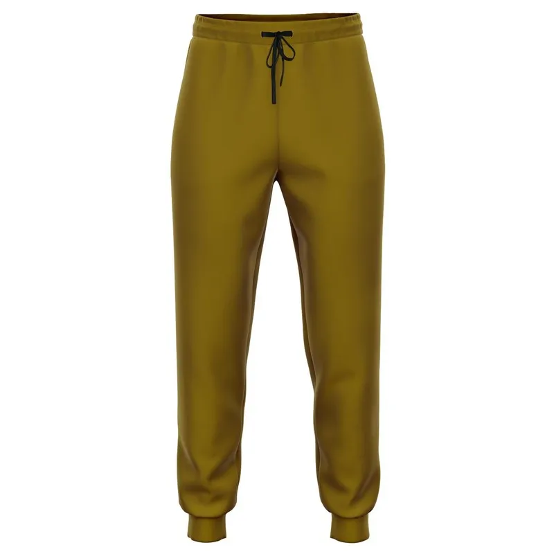 Medium Dark Orange Yellow Joggers | Unisex | with PLUS sizes | Medium Dark Pure Orange Yellow | C0M25Y100K60