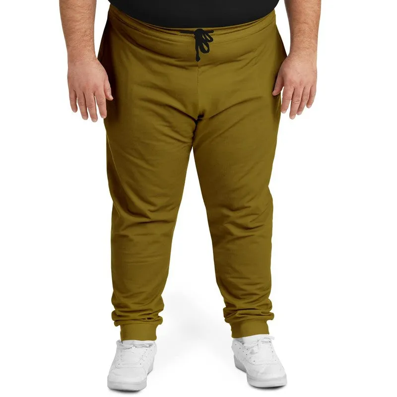 Medium Dark Orange Yellow Joggers | Unisex | with PLUS sizes | Medium Dark Pure Orange Yellow | C0M25Y100K60