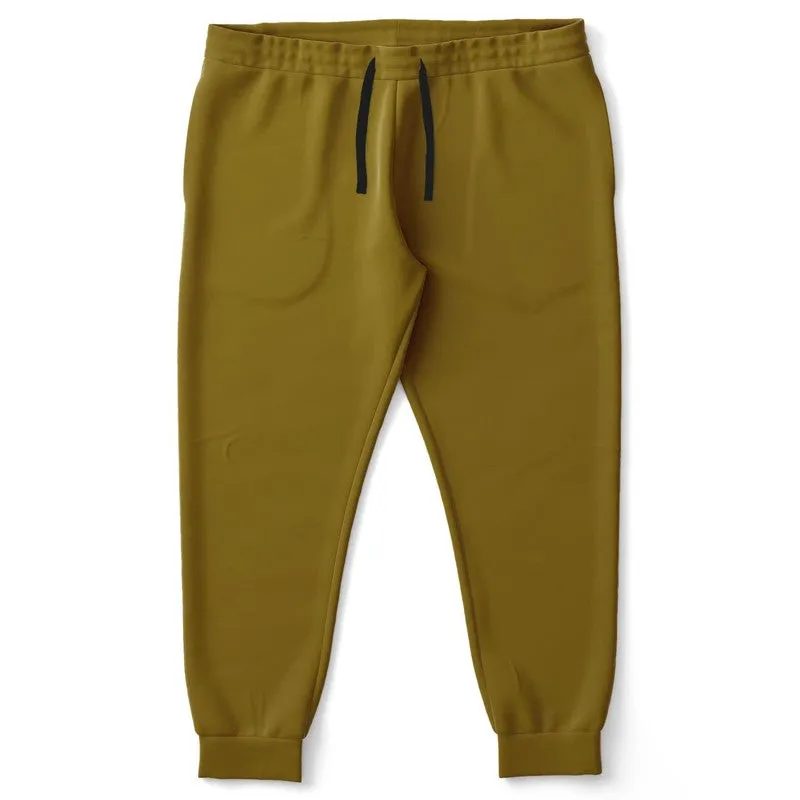 Medium Dark Orange Yellow Joggers | Unisex | with PLUS sizes | Medium Dark Pure Orange Yellow | C0M25Y100K60