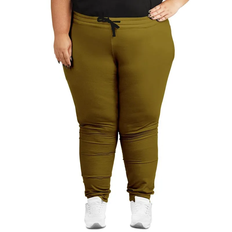 Medium Dark Orange Yellow Joggers | Unisex | with PLUS sizes | Medium Dark Pure Orange Yellow | C0M25Y100K60