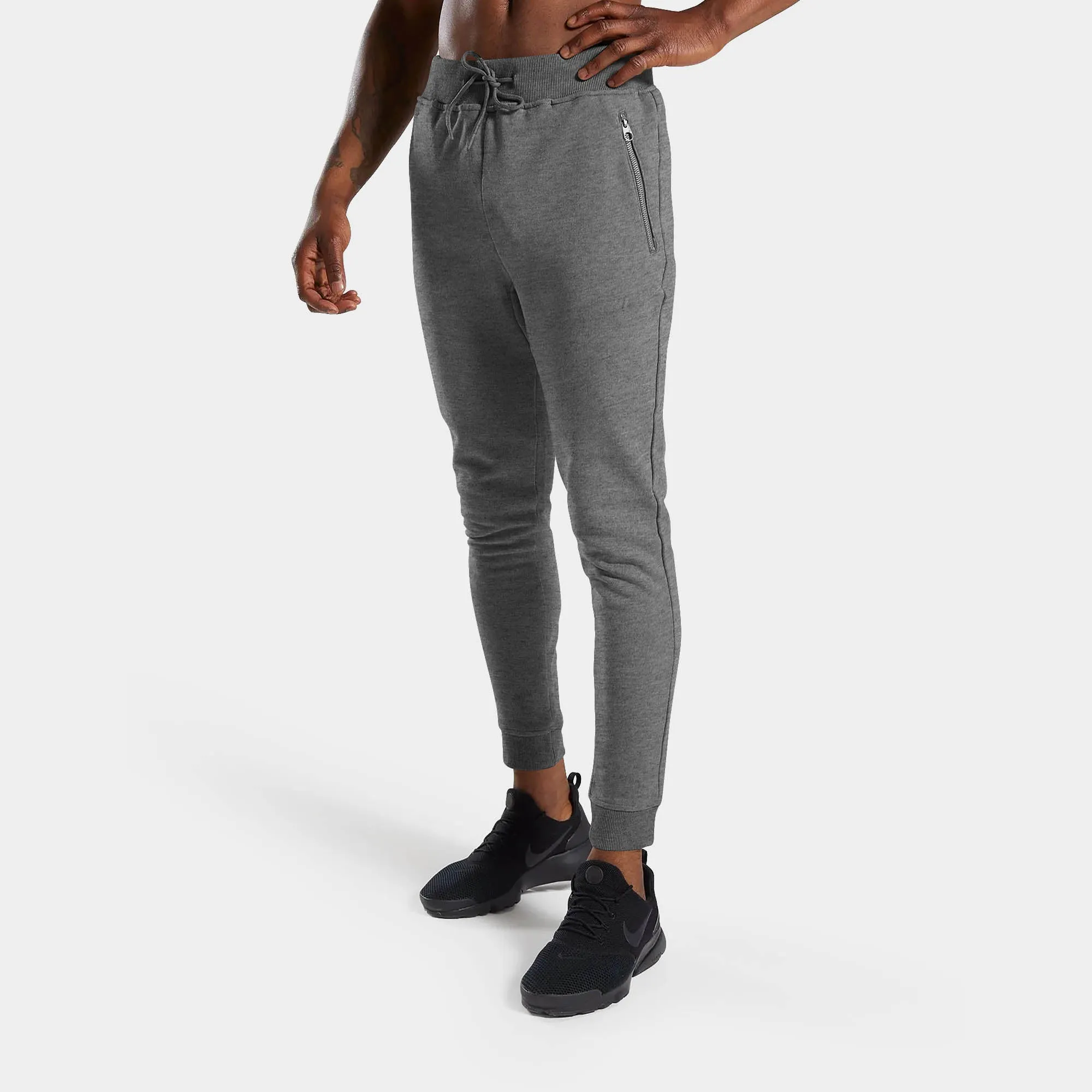 Men's Joggers with Zipper Pockets