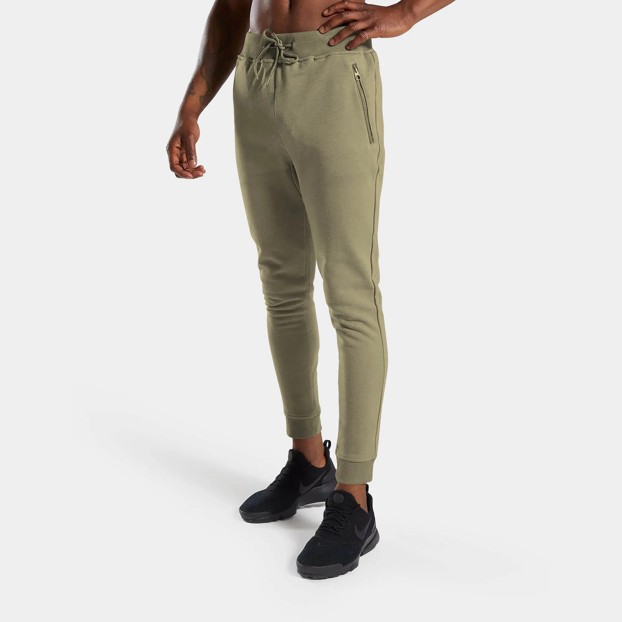 Men's Joggers with Zipper Pockets