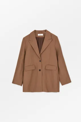 Milan blazer - Warm brown