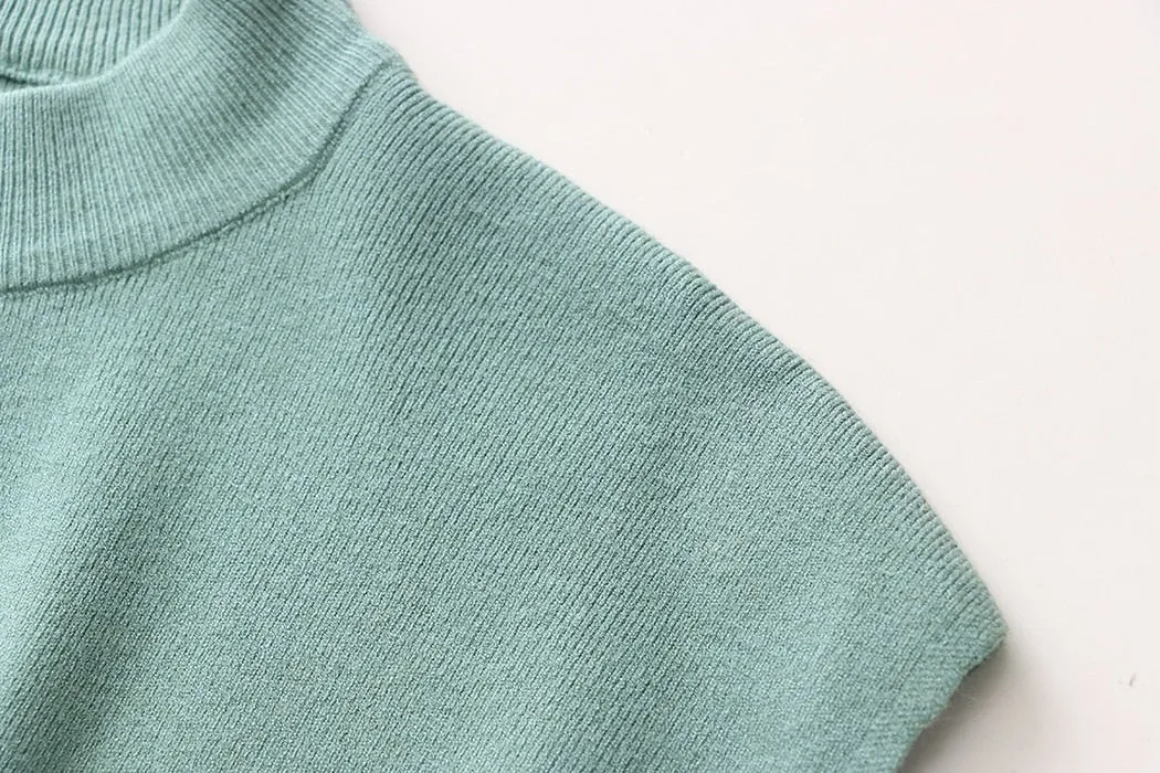 Miyo Casual Smock Neck Knit Top