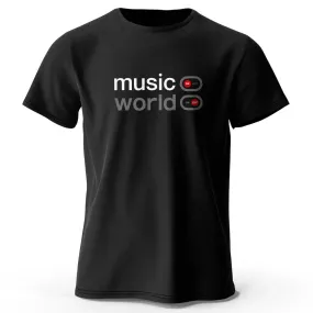 Musikwelt gedruckt T-Shirt