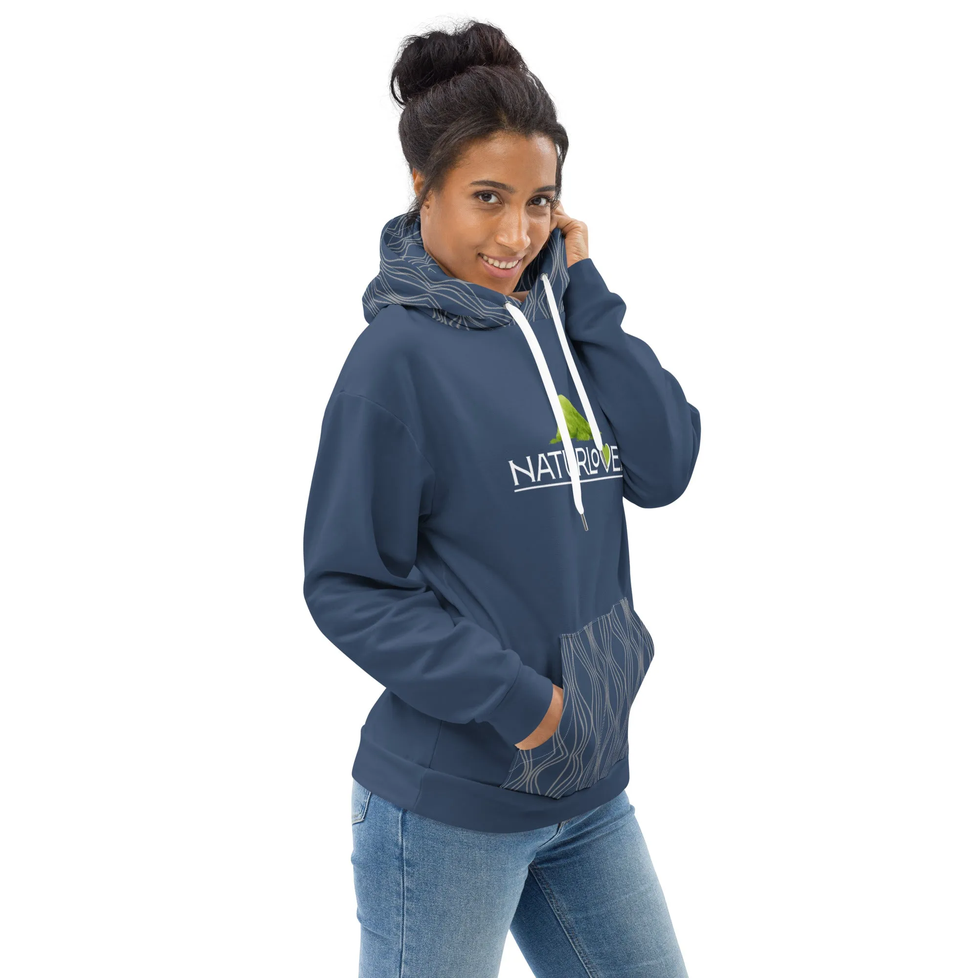 NaturLoVer Recycling Hoodie SPECIAL Edition, blau