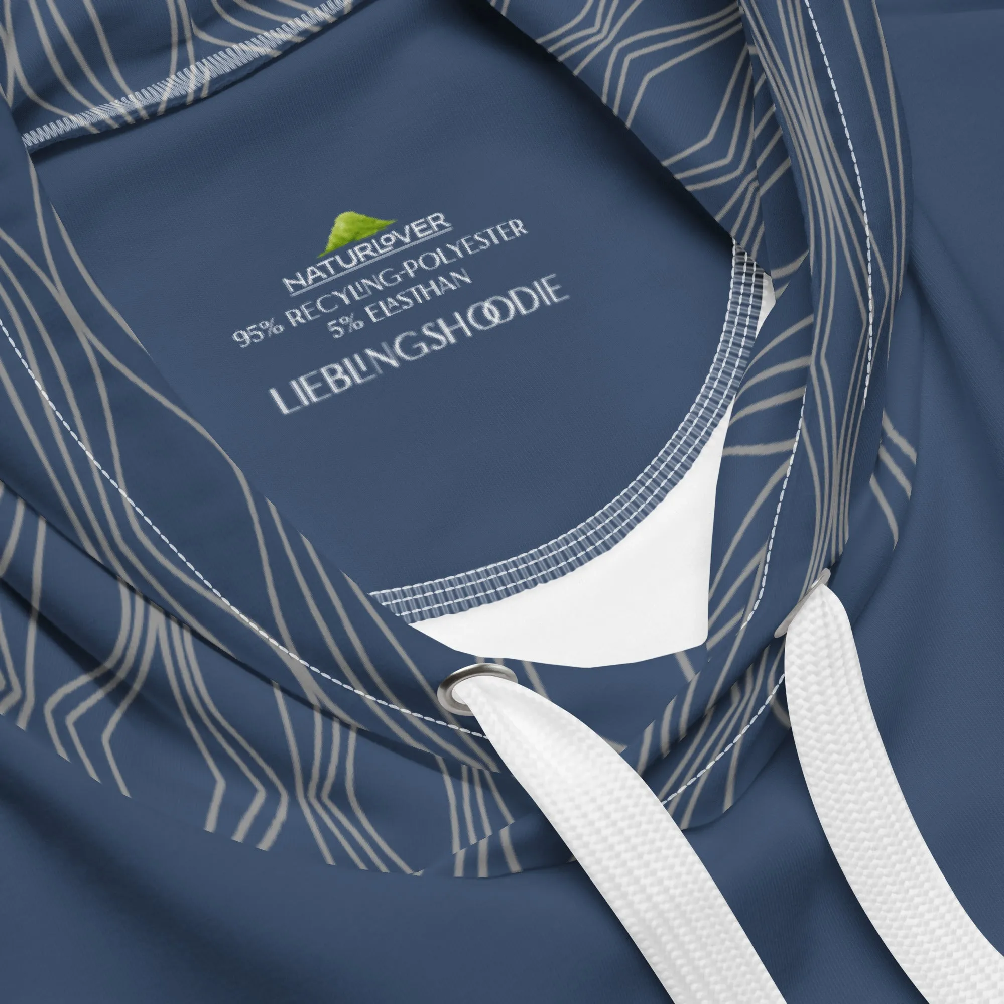 NaturLoVer Recycling Hoodie SPECIAL Edition, blau