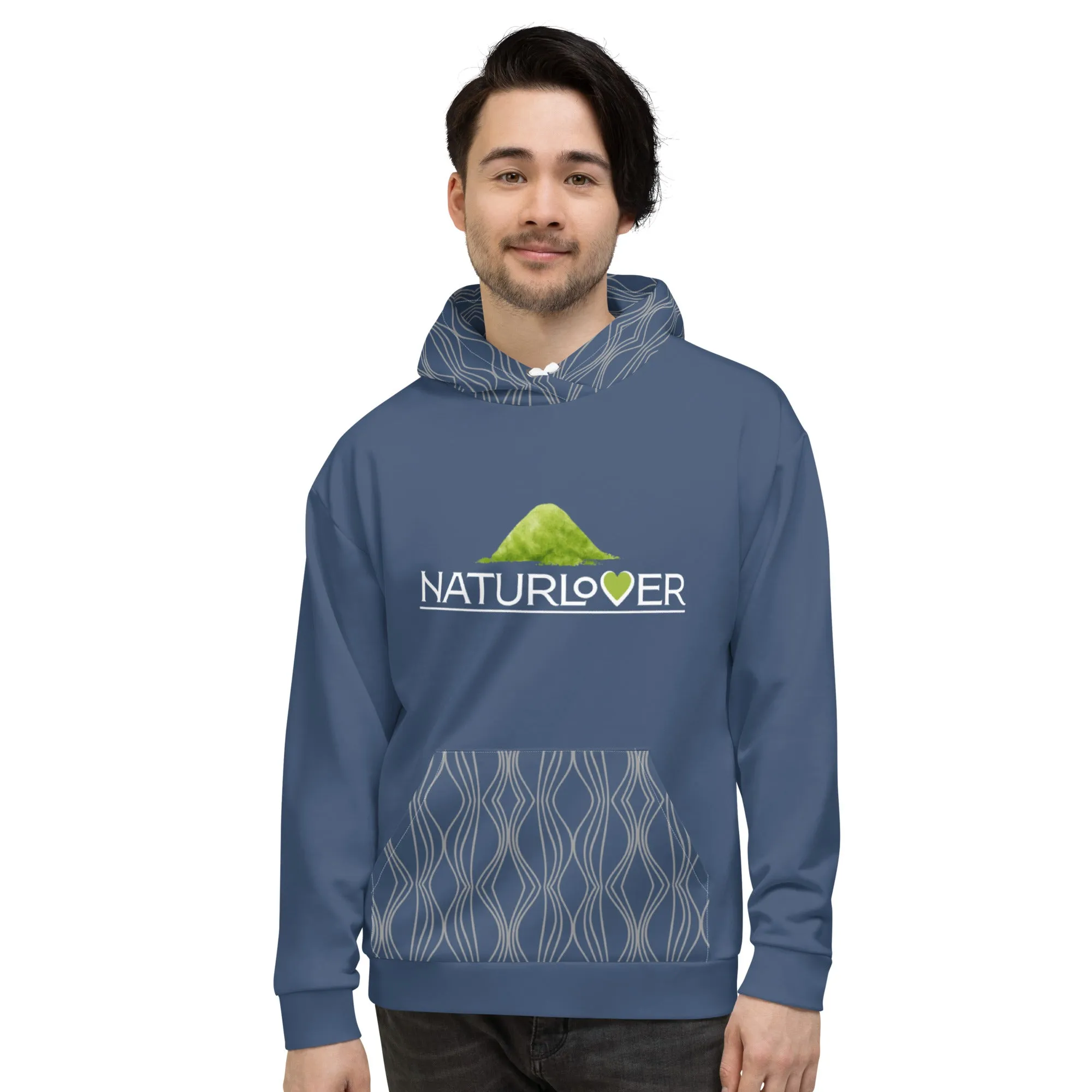 NaturLoVer Recycling Hoodie SPECIAL Edition, blau