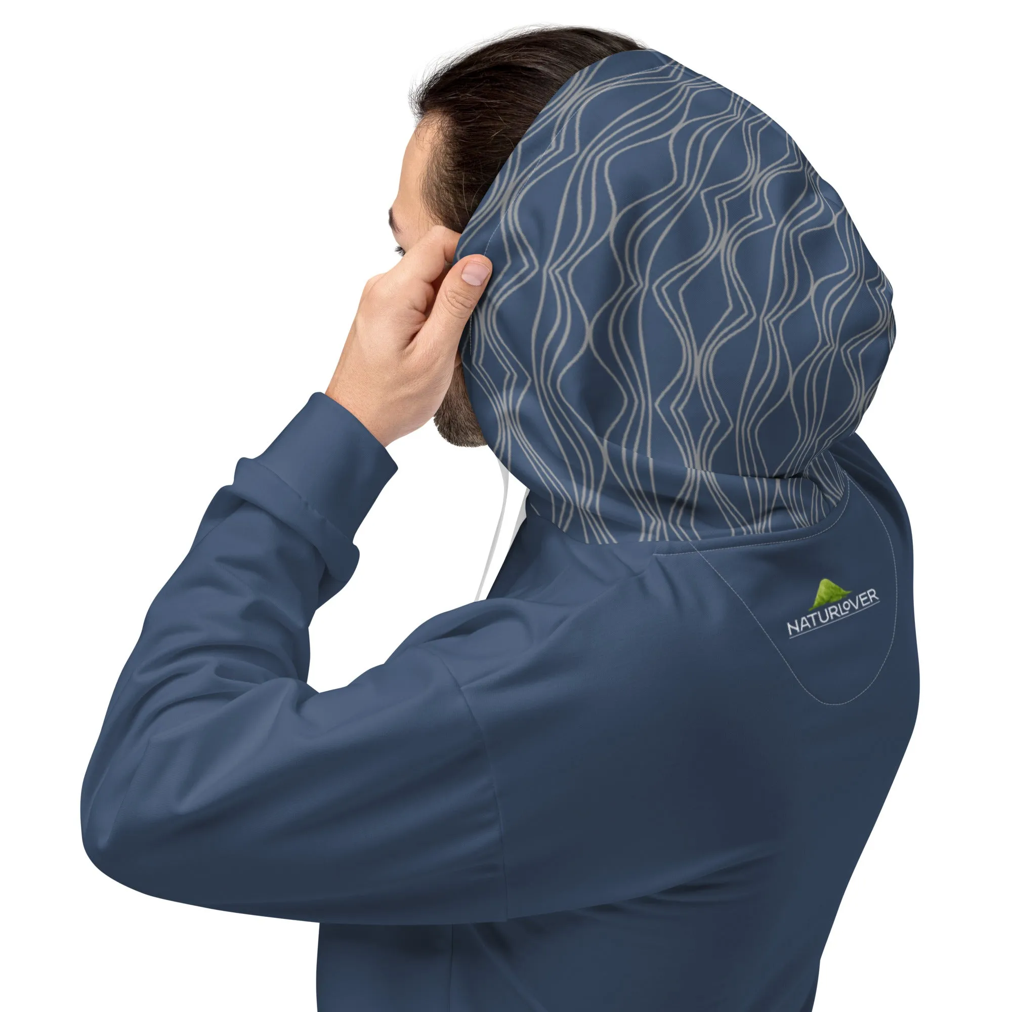 NaturLoVer Recycling Hoodie SPECIAL Edition, blau