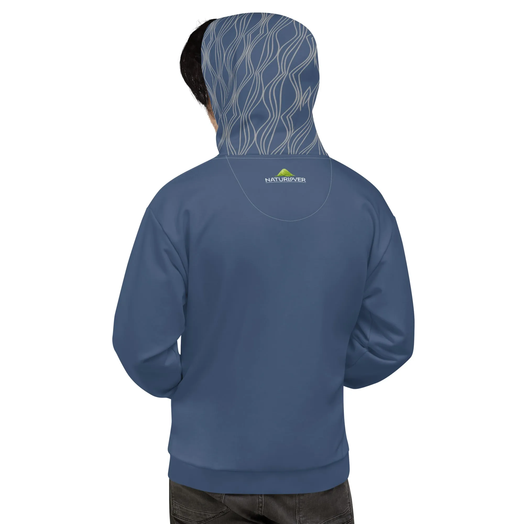 NaturLoVer Recycling Hoodie SPECIAL Edition, blau
