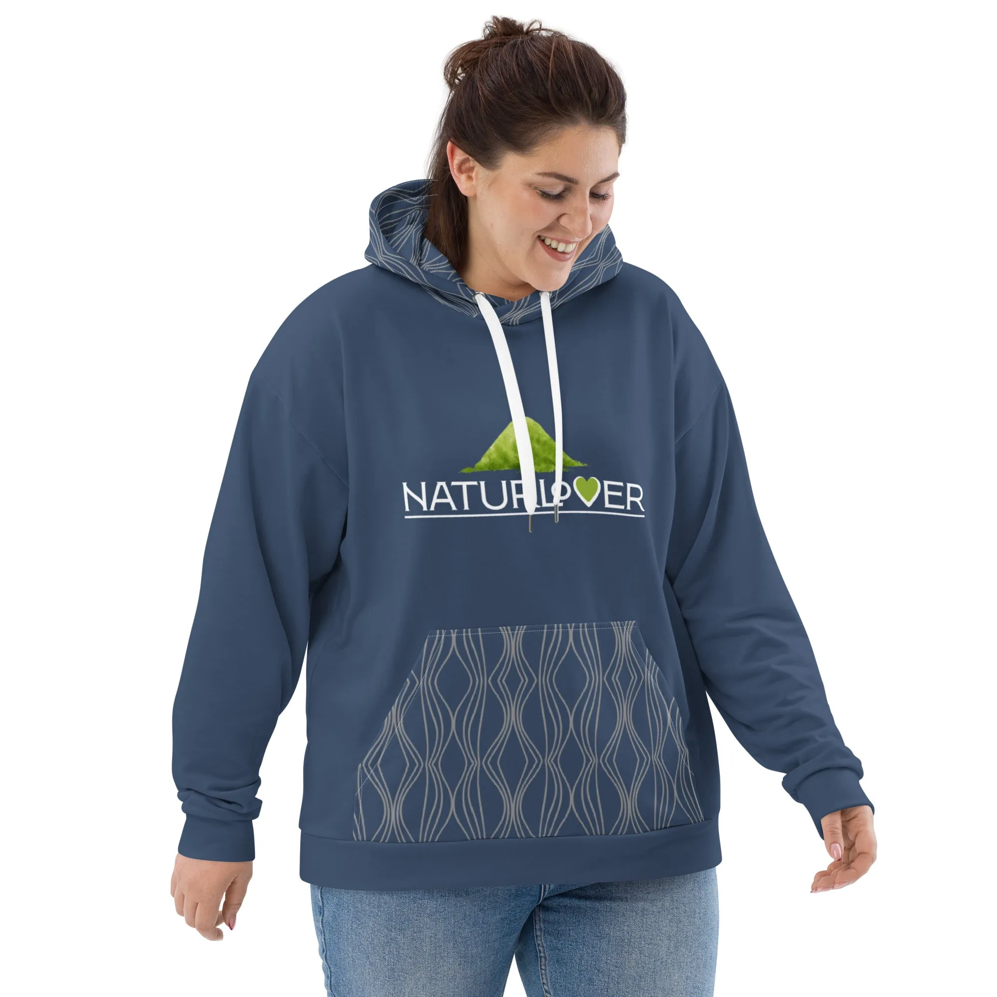 NaturLoVer Recycling Hoodie SPECIAL Edition, blau