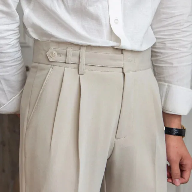 Noble Wear Oxford High Waist Pants