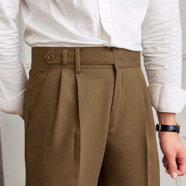 Noble Wear Oxford High Waist Pants