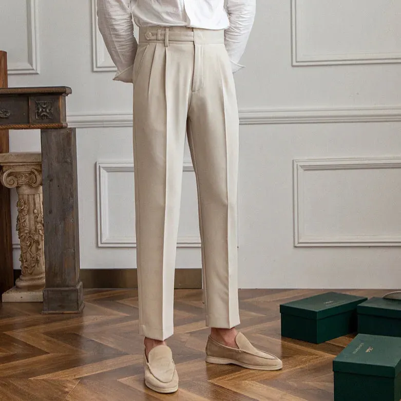 Noble Wear Oxford High Waist Pants