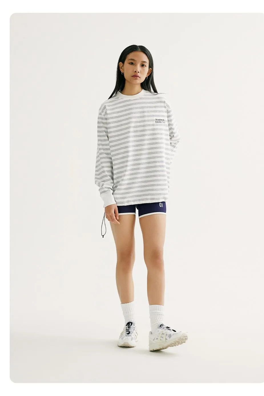 NORYBRAND ドローストリングボーダーTシャツ NGA010