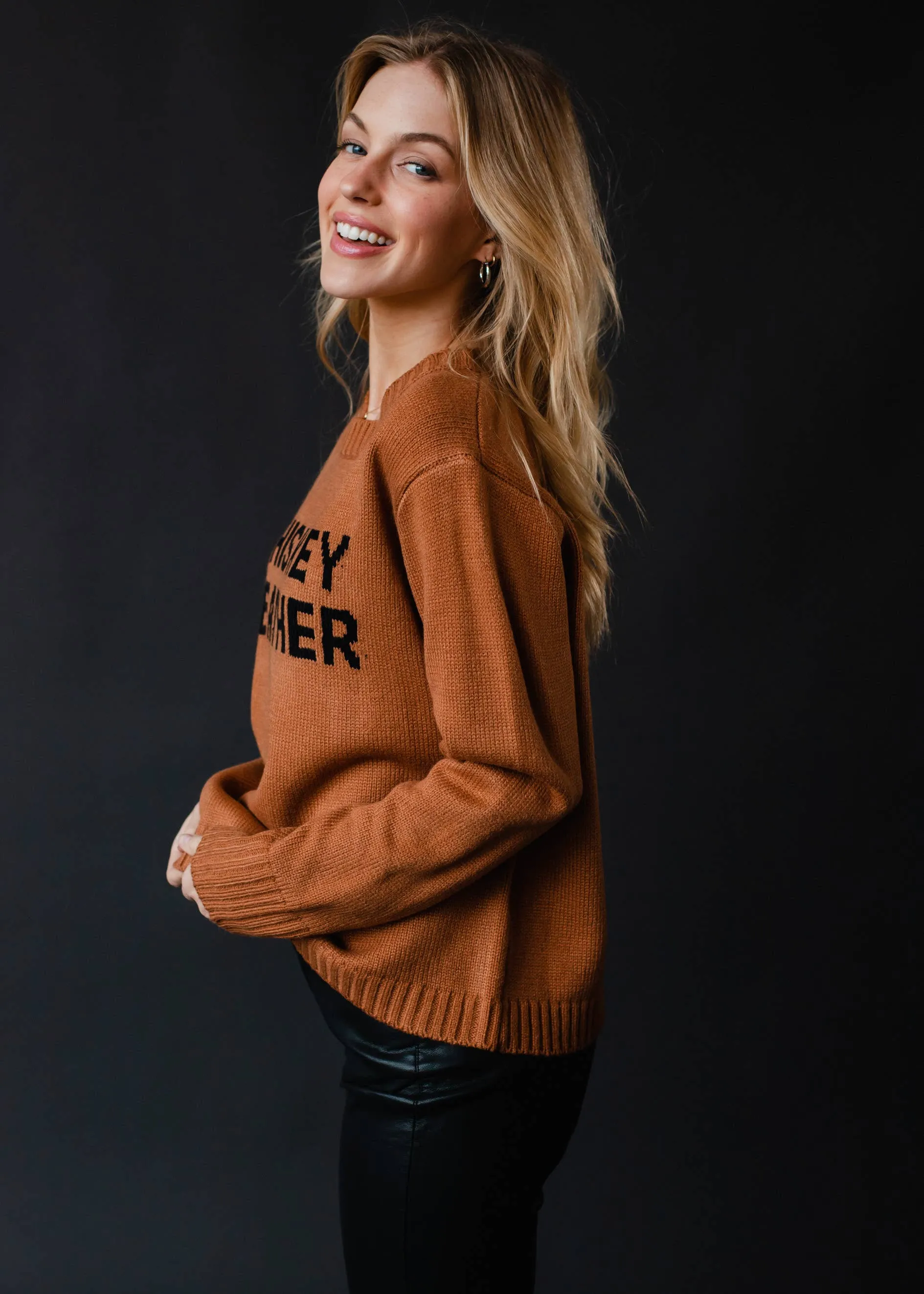 Panache Apparel Co. - Brown Whiskey Weather Sweater