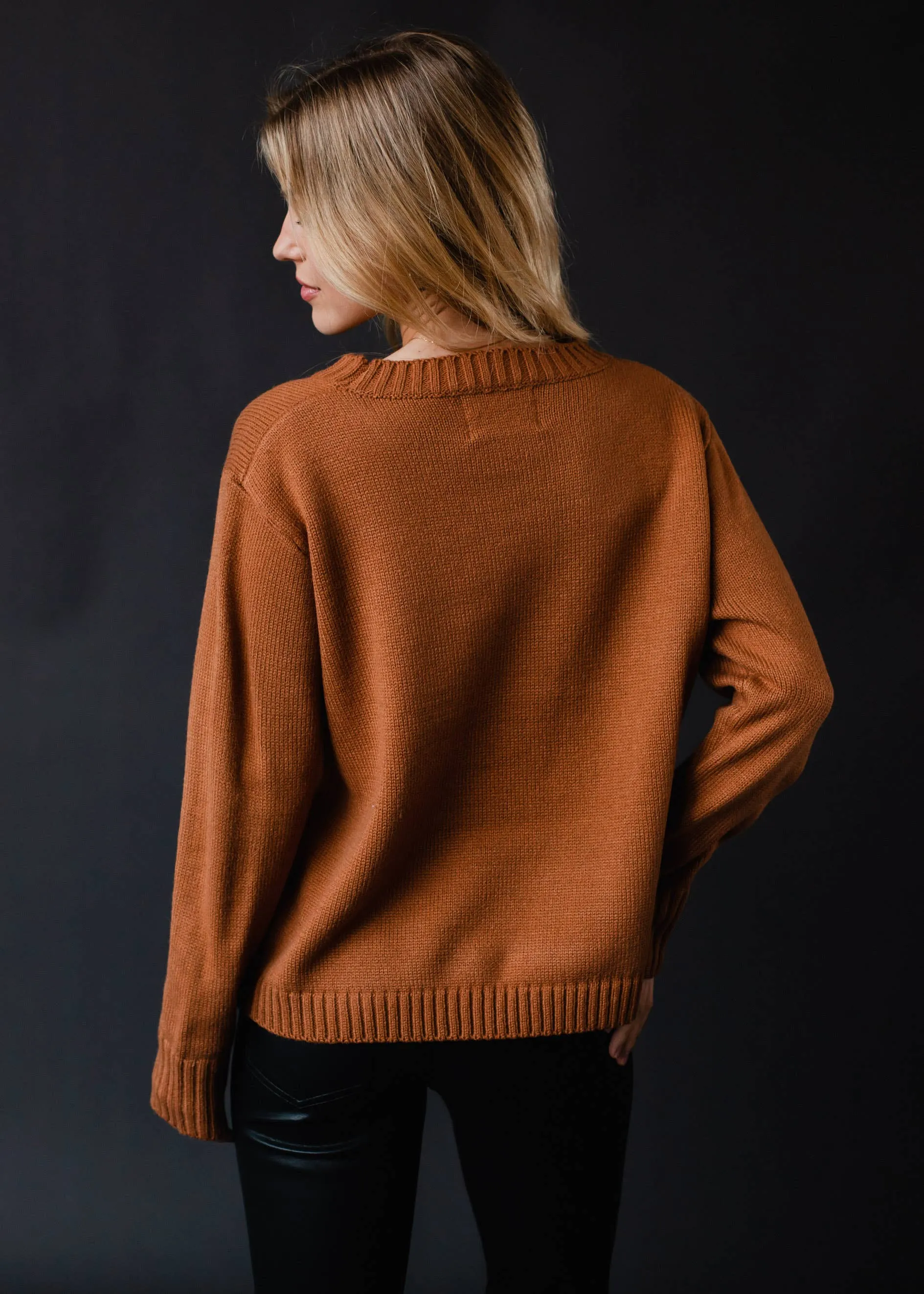 Panache Apparel Co. - Brown Whiskey Weather Sweater
