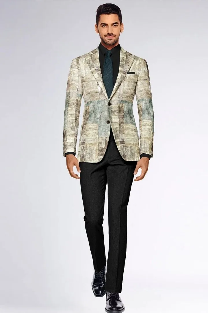 Patched Elegance Blazer